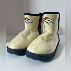 Denver broncos clear rain boots